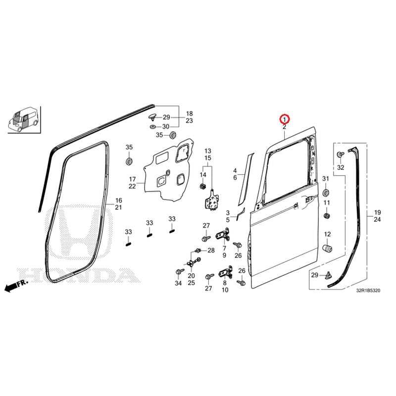 2024 honda crv parts diagram