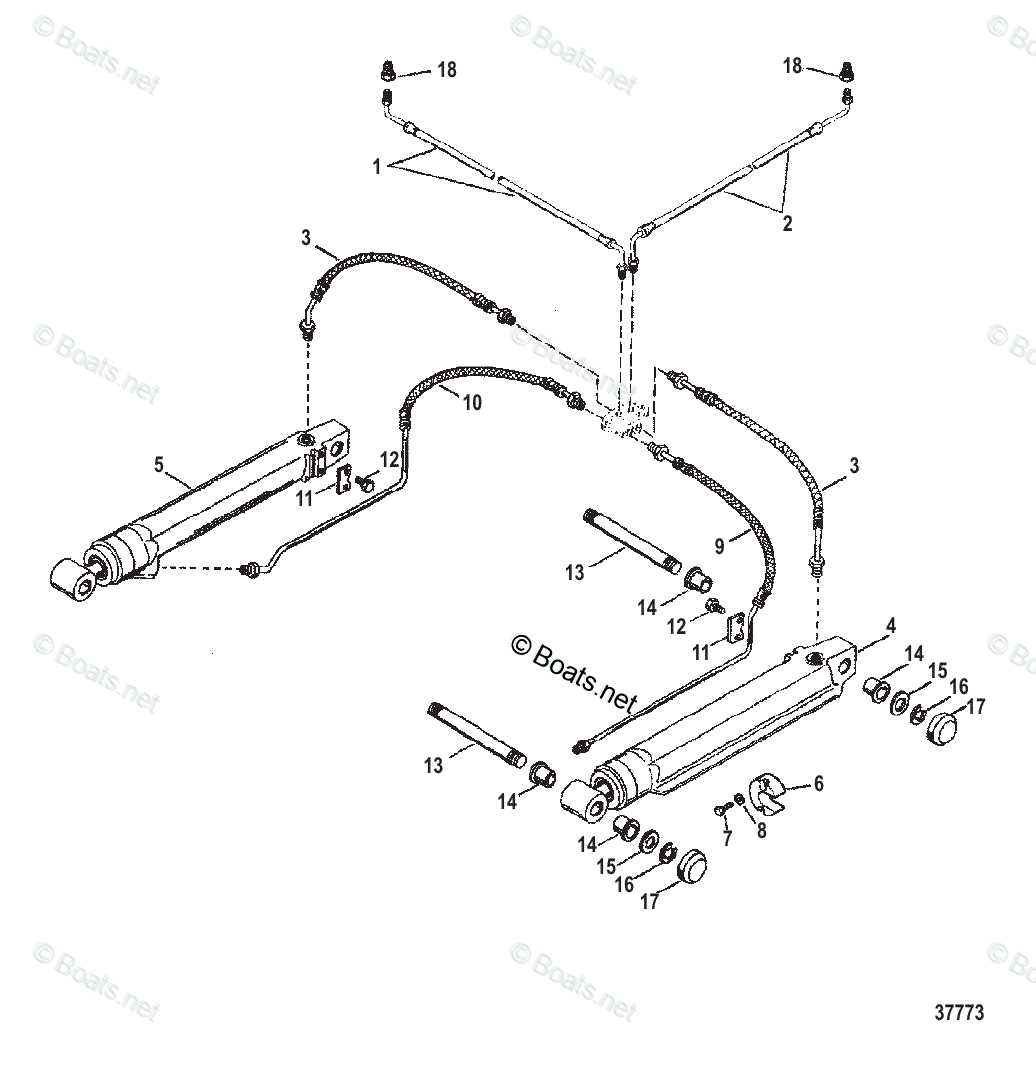 mercruiser trim pump parts diagram