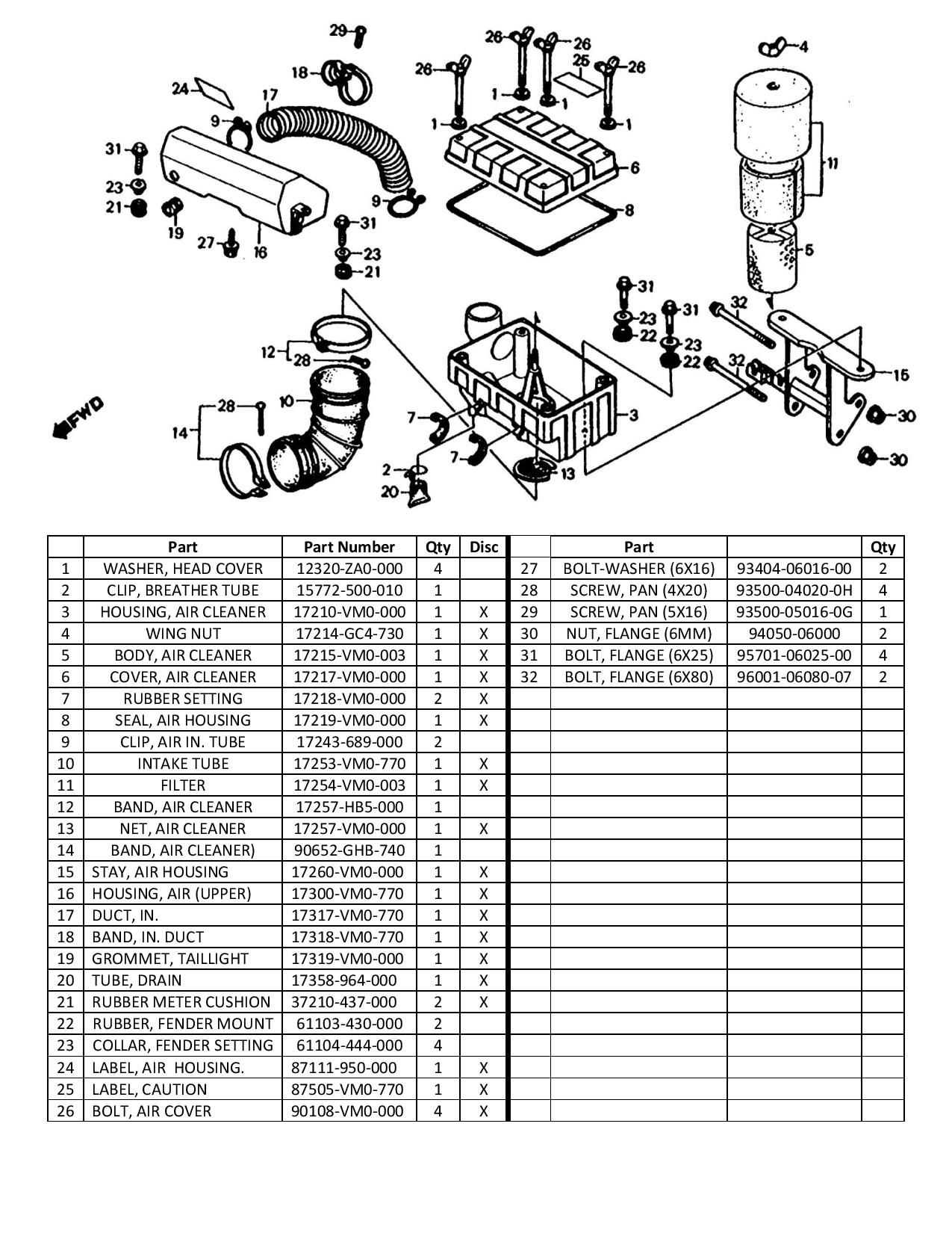 honda odyssey body parts diagram