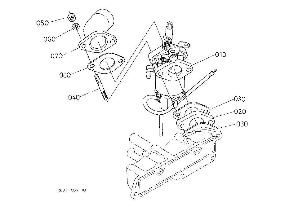 kubota g2000 parts diagram