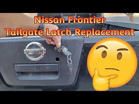 nissan frontier tailgate parts diagram