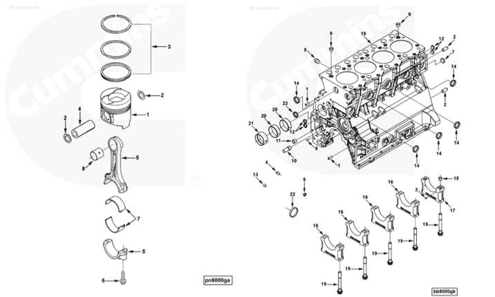 cummins diesel generator parts diagram