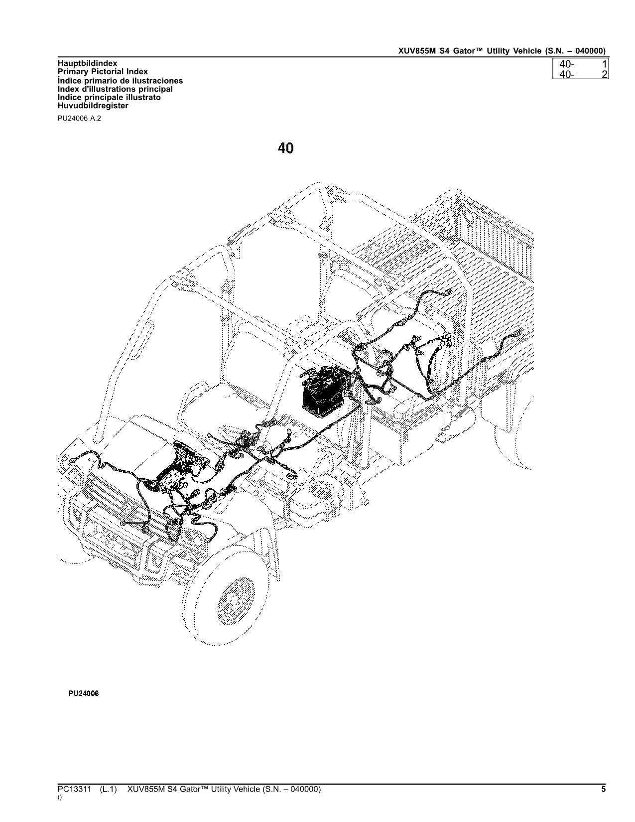 john deere 825i parts diagram