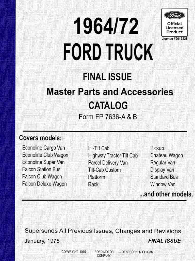 ford truck parts diagrams