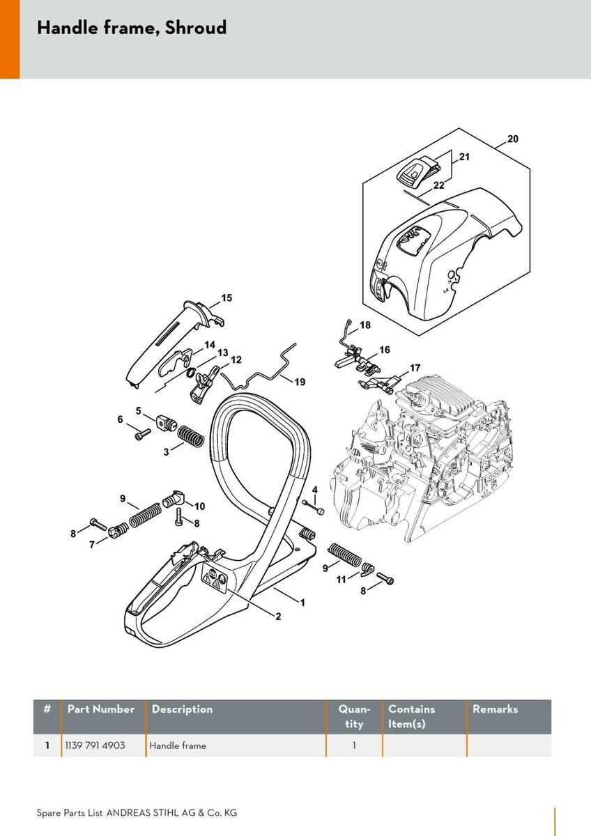 211 stihl chainsaw parts diagram