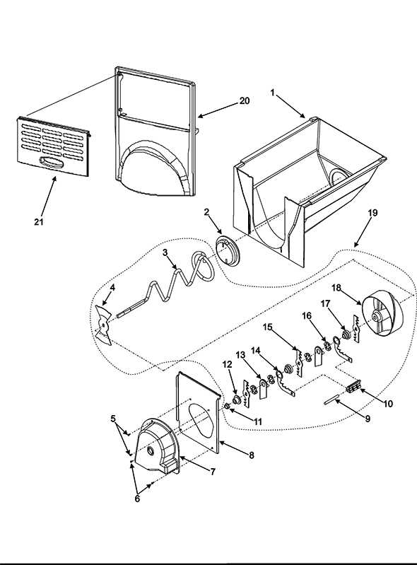 maytag refrigerator parts diagram