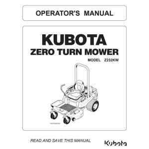 kubota z125s parts diagram