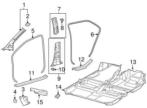 2009 toyota corolla body parts diagram