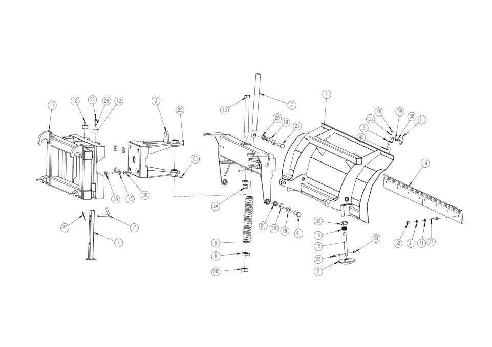 arctic snow plow parts diagram