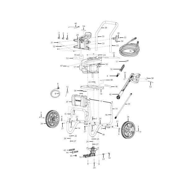 briggs and stratton electric pressure washer parts diagram