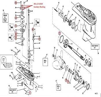 mariner 40 hp outboard parts diagram