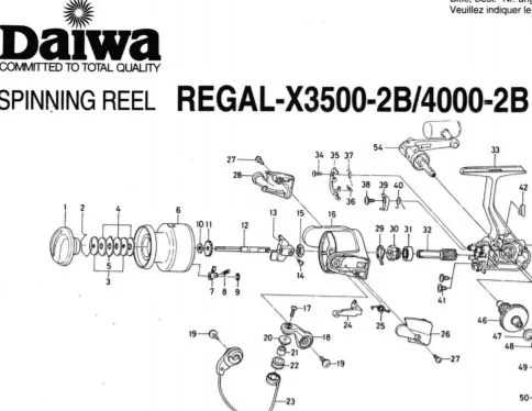 daiwa bg 4000 parts diagram