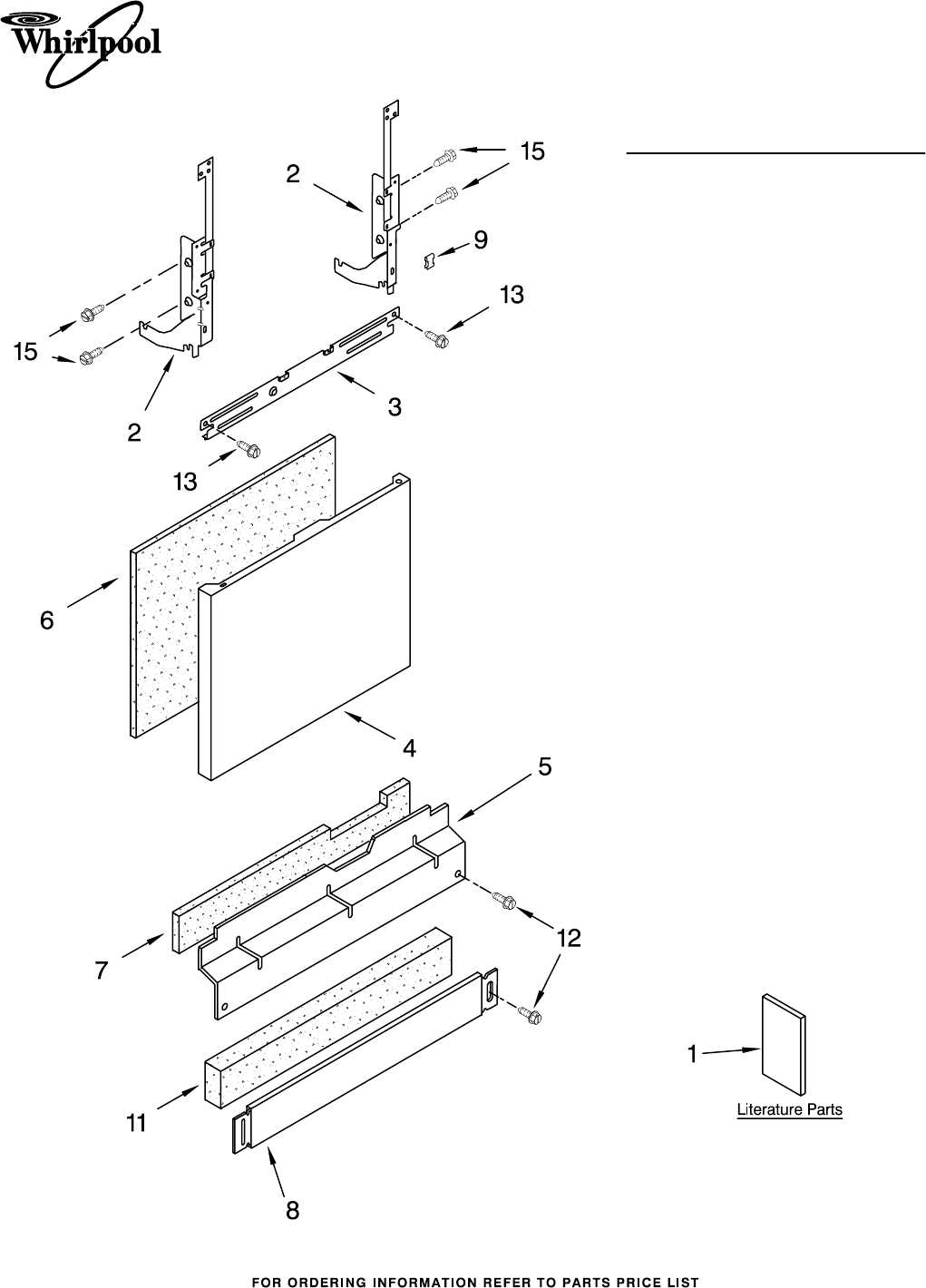 manual whirlpool refrigerator parts diagram