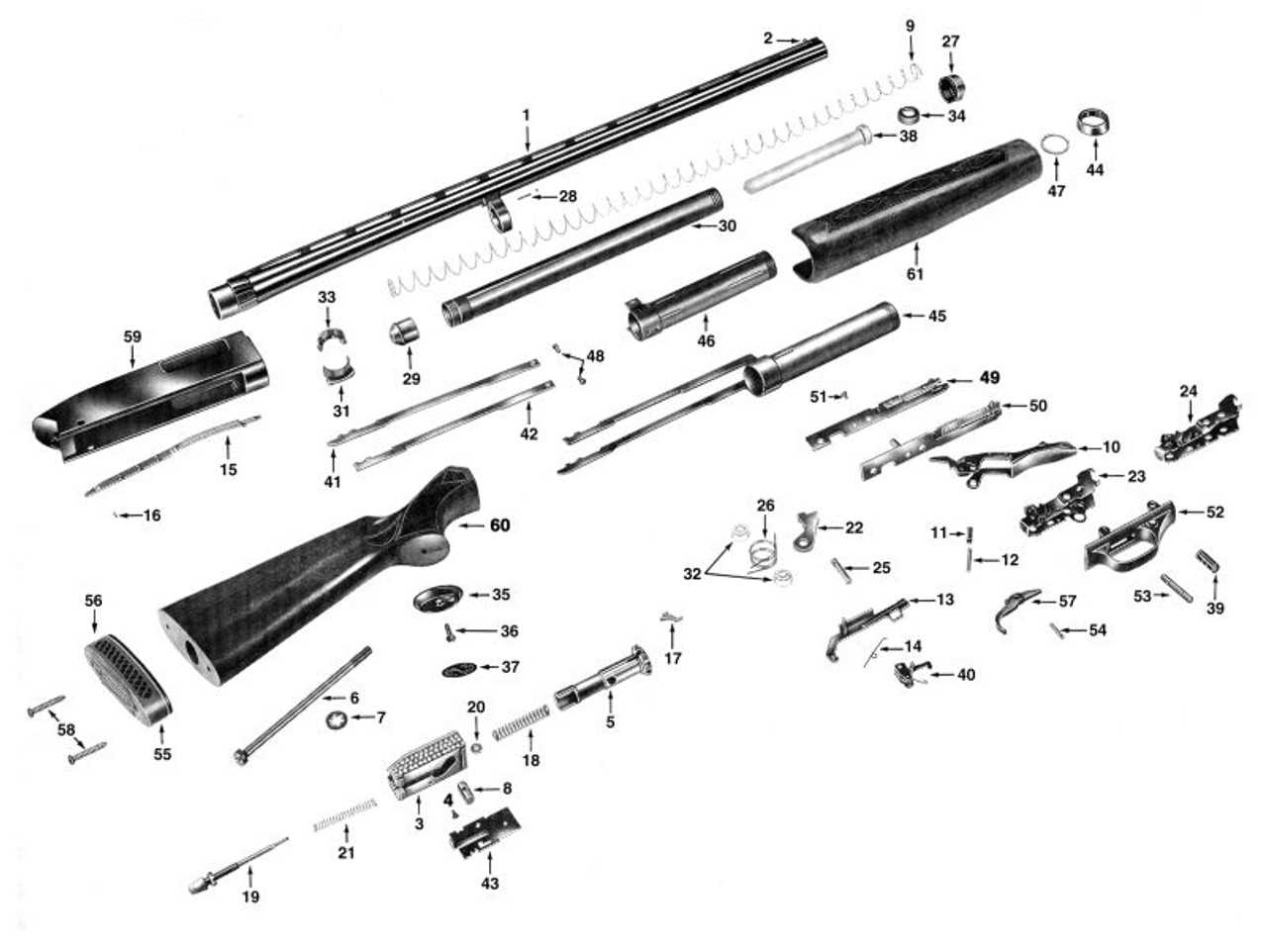 winchester model 94 parts diagram