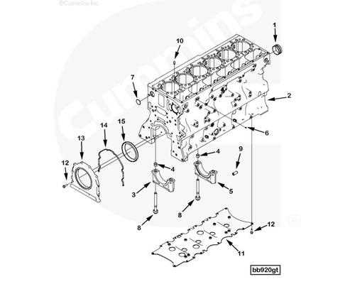 cummins engine parts diagram