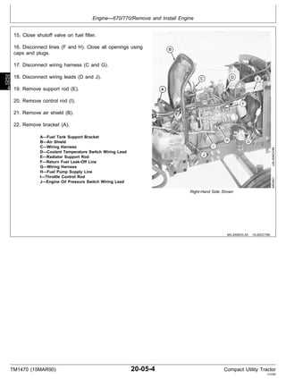 john deere 770 tractor parts diagram