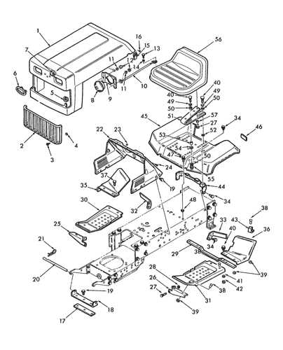 craftsman gt5000 parts diagram