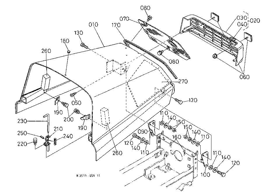 kubota f3060 parts diagram