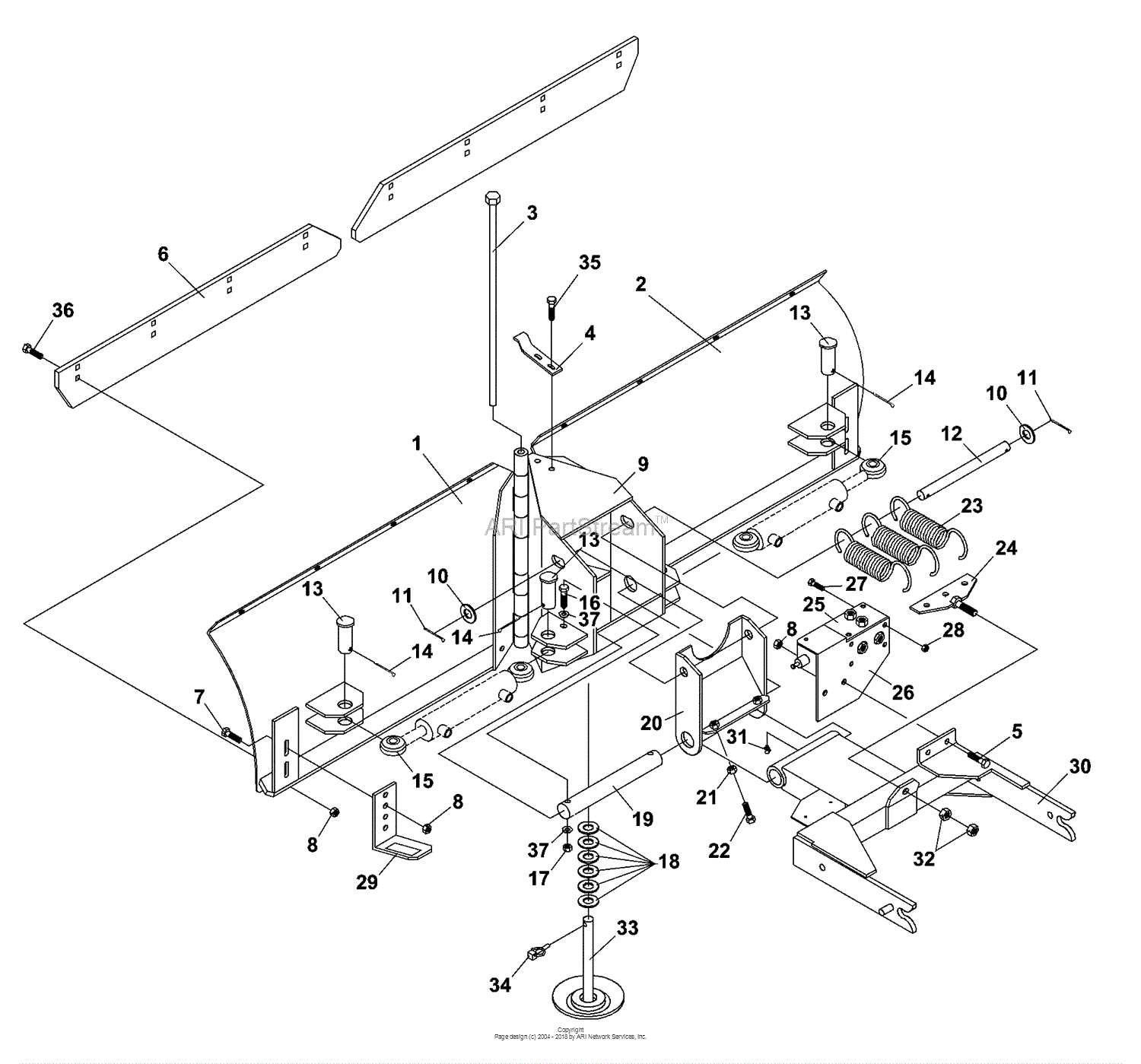 boss rt3 v plow parts diagram