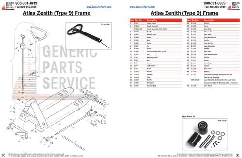 crown pth50 parts diagram