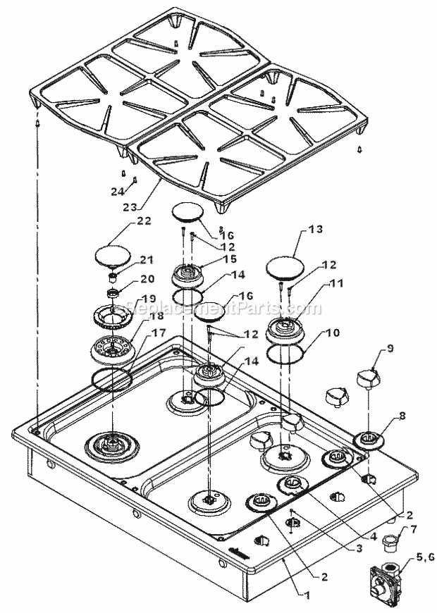 dacor parts diagram