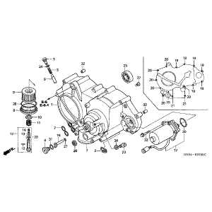 honda rincon parts diagram