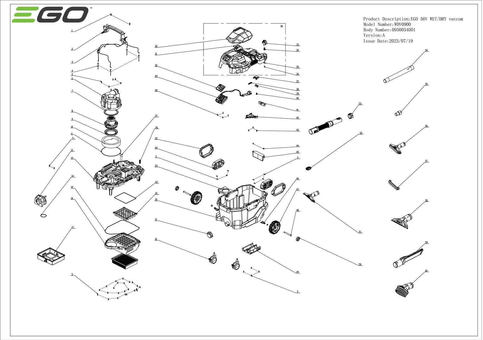 mantis tiller parts diagram