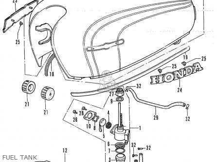 honda cb350 parts diagram