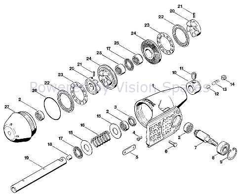 earthquake auger parts diagram