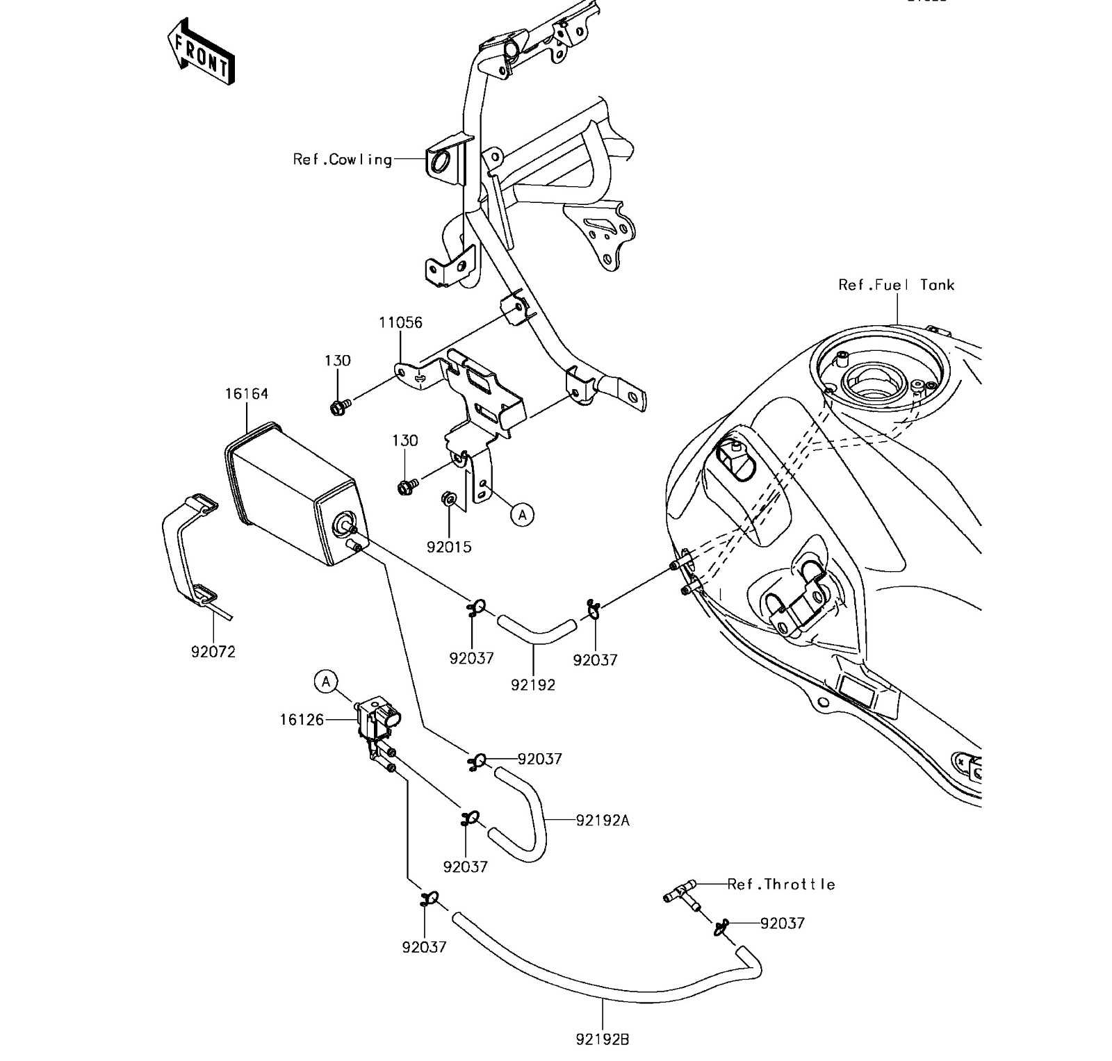 kawasaki ninja 250r parts diagram