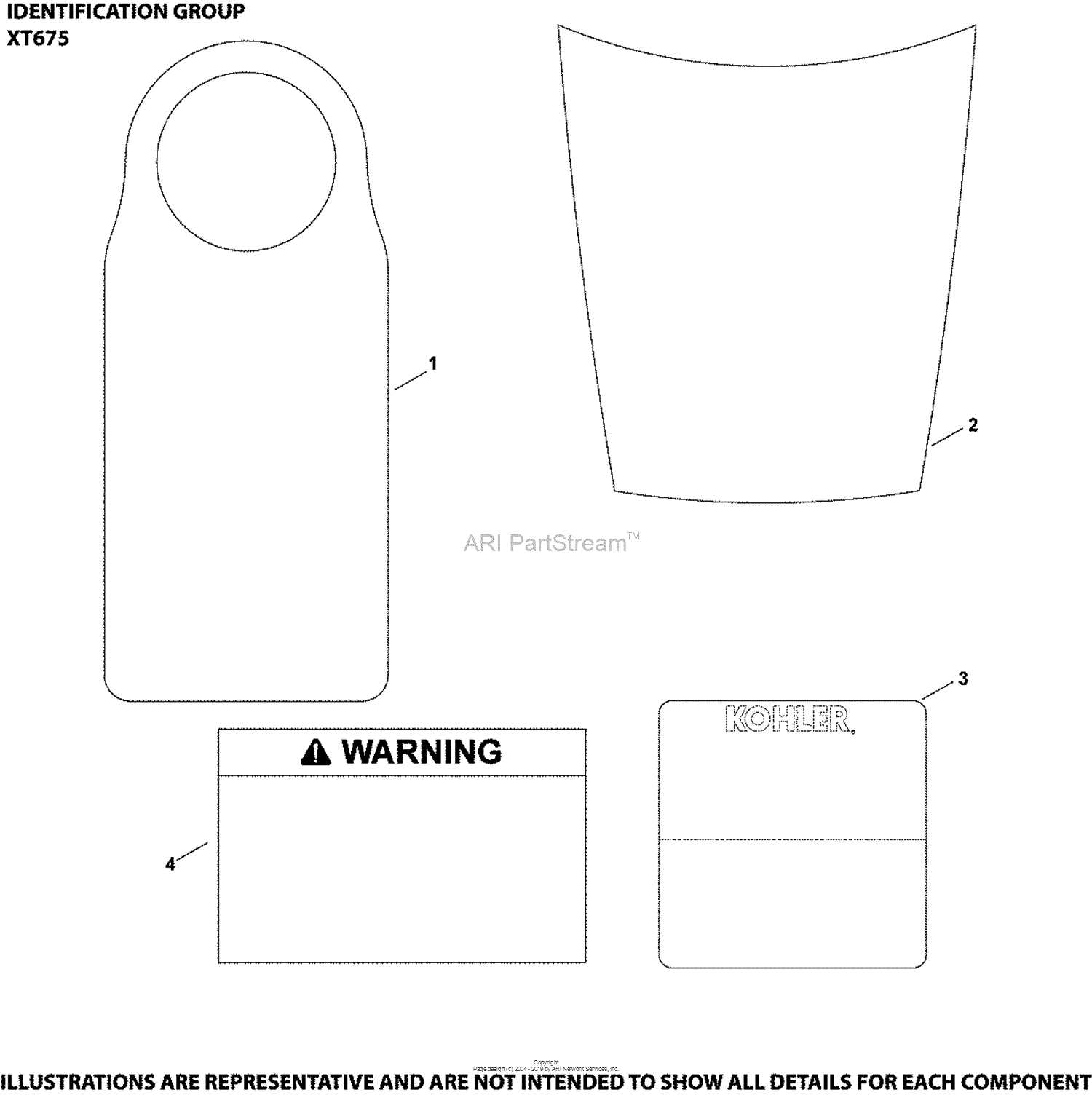 kohler xt675 parts diagram