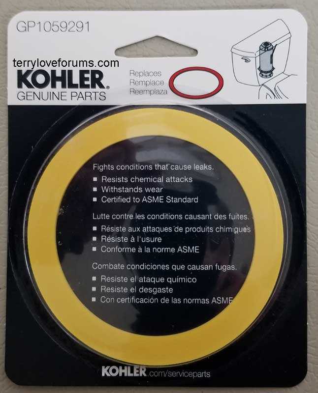 kohler cimarron toilet parts diagram