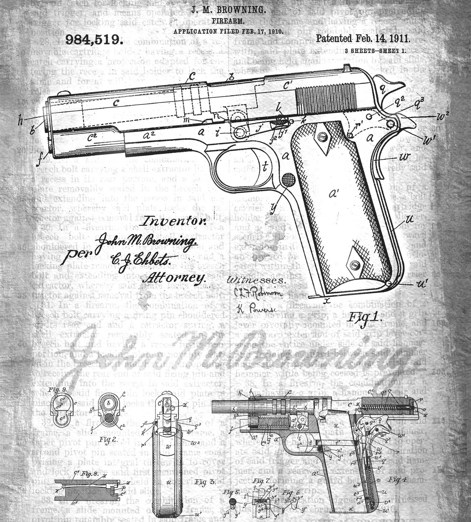 1911 series 80 parts diagram