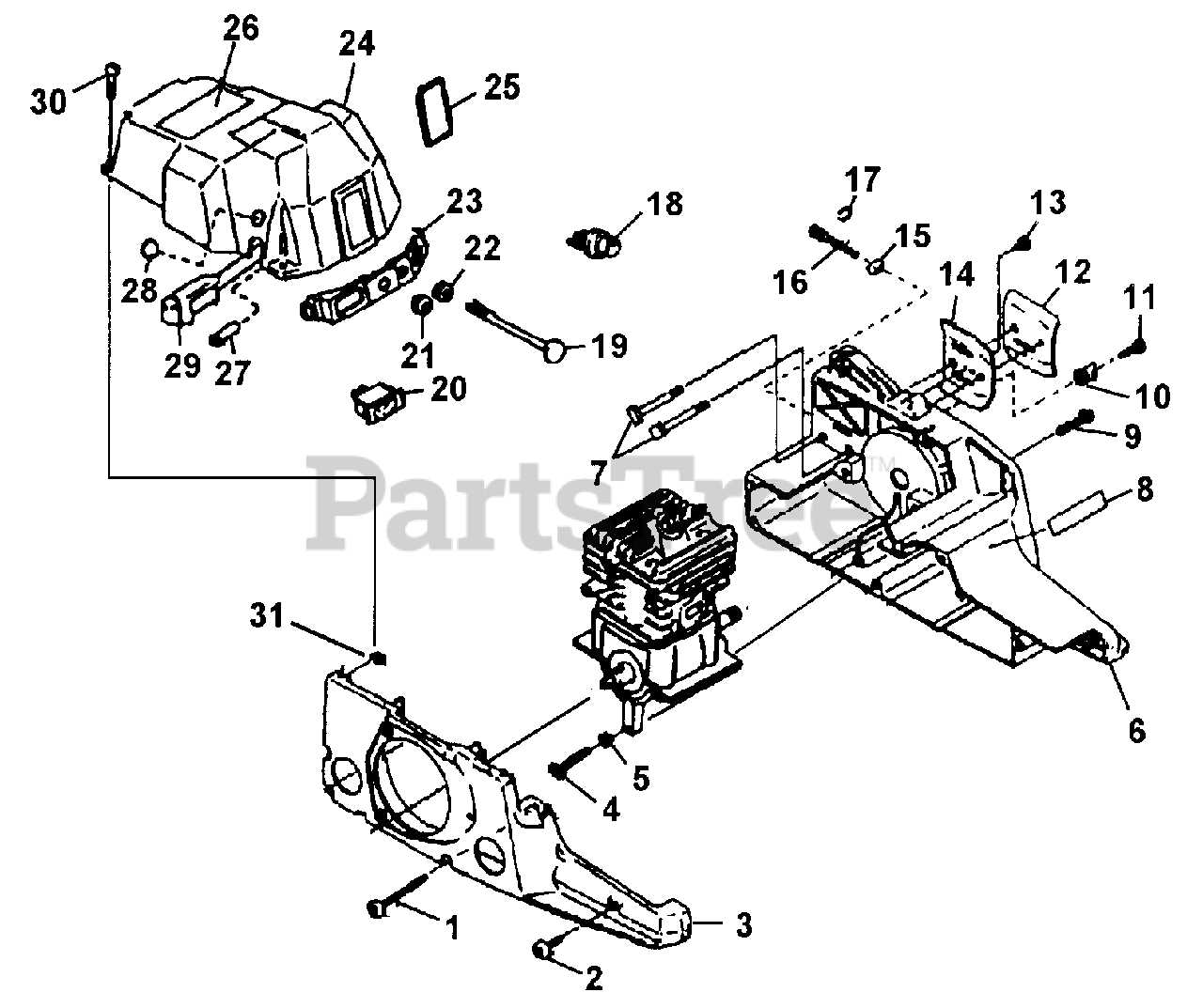 homelite xl12 parts diagram