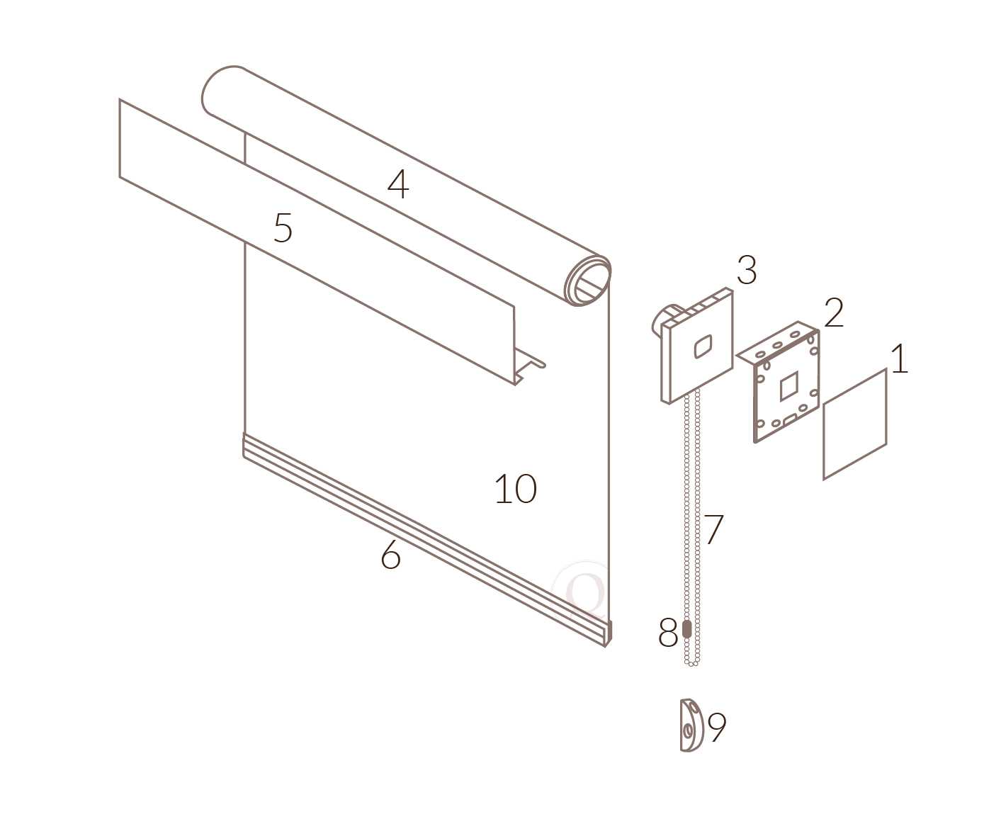 blinds parts diagram