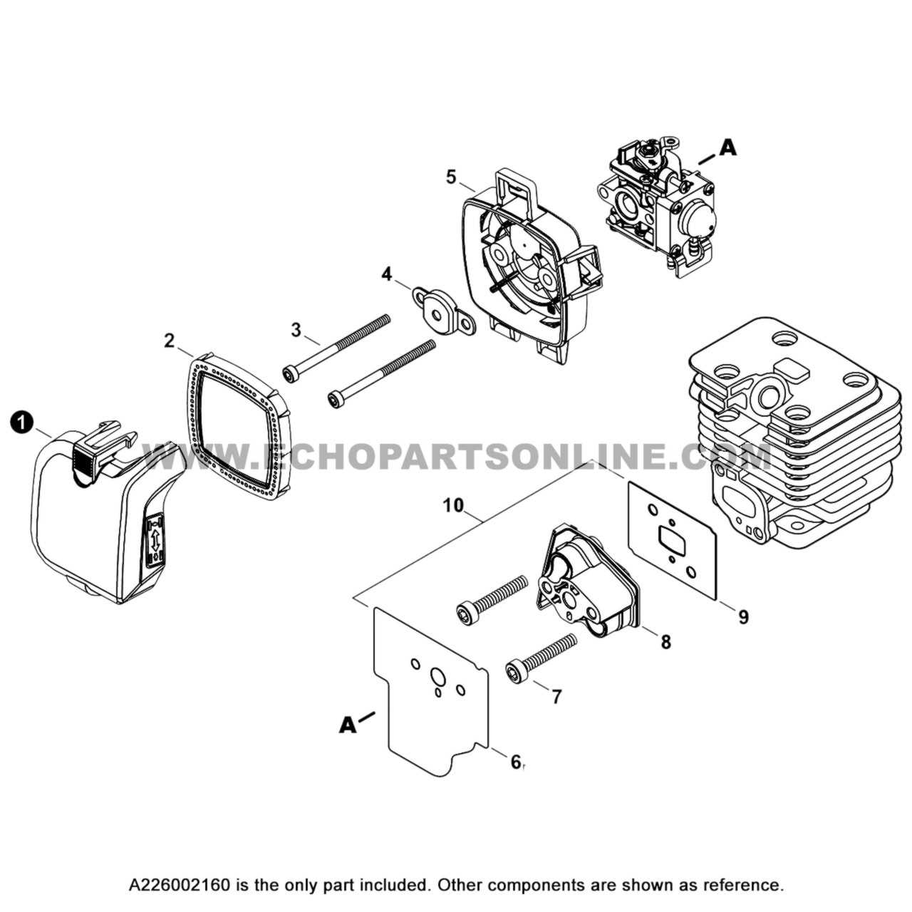 echo pb 8010 parts diagram