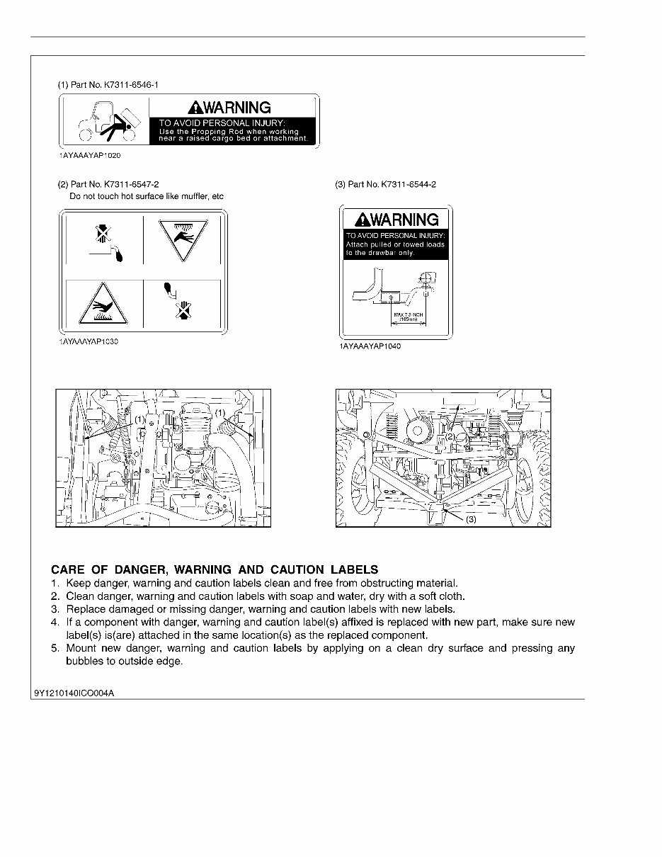 kubota rtv 500 parts diagram