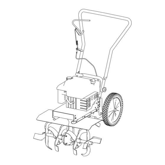 earthquake rear tine tiller parts diagram