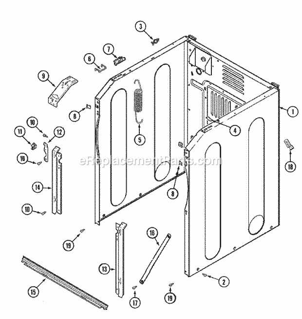 maytag 3000 series washer parts diagram