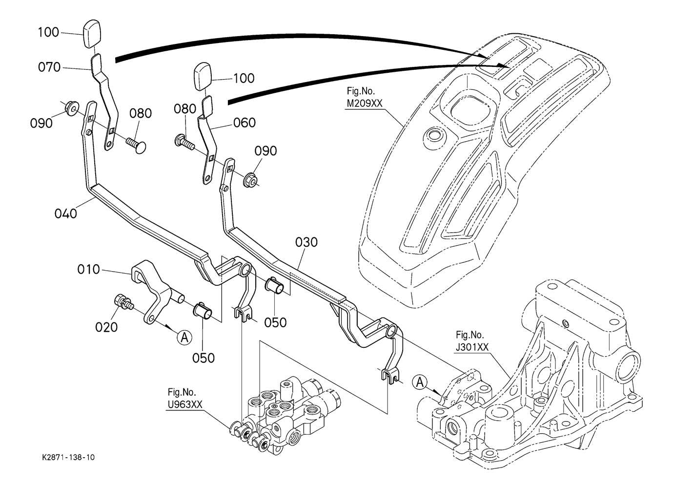 kubota bx2680 parts diagram