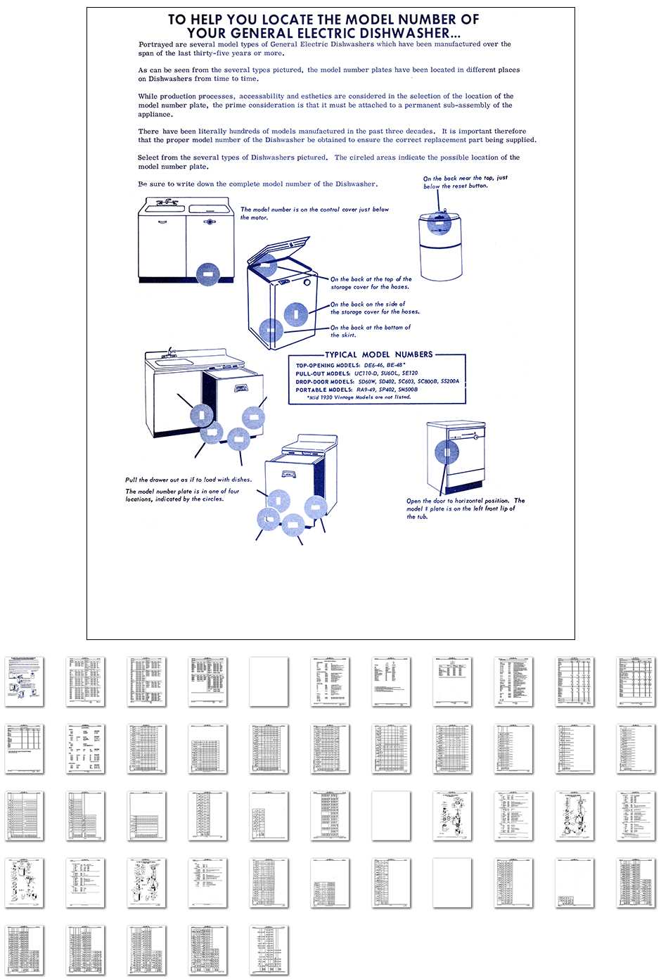 ge portable dishwasher parts diagram