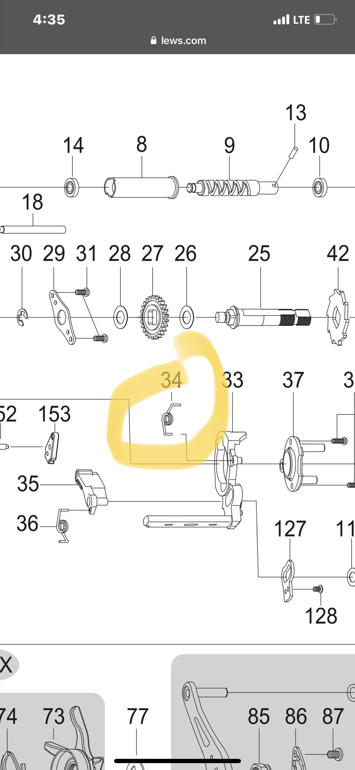 baitcast reel parts diagram