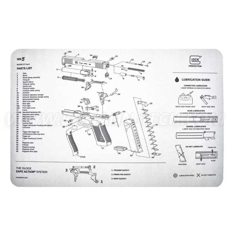 glock trigger parts diagram