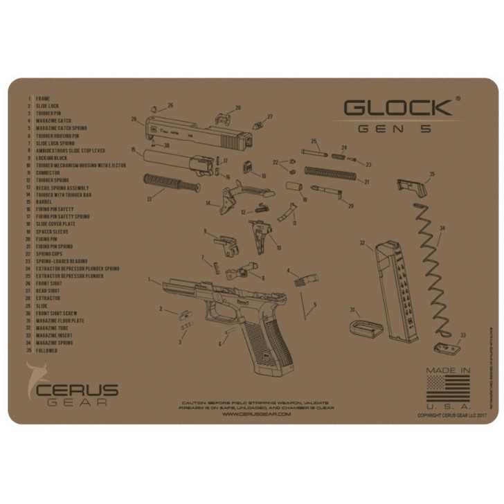 glock trigger parts diagram