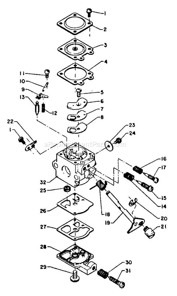 echo 225 parts diagram