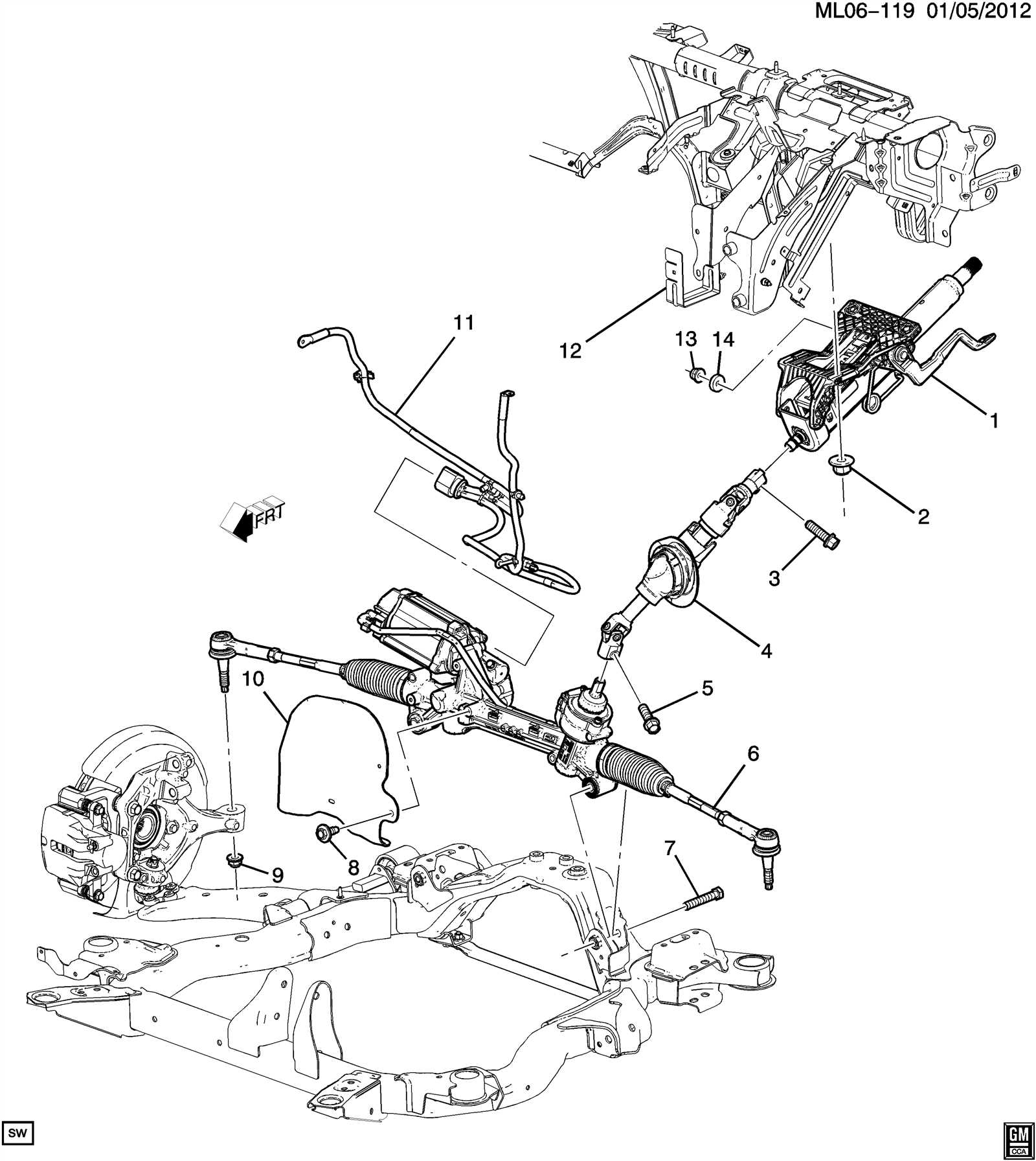 gmc parts diagram