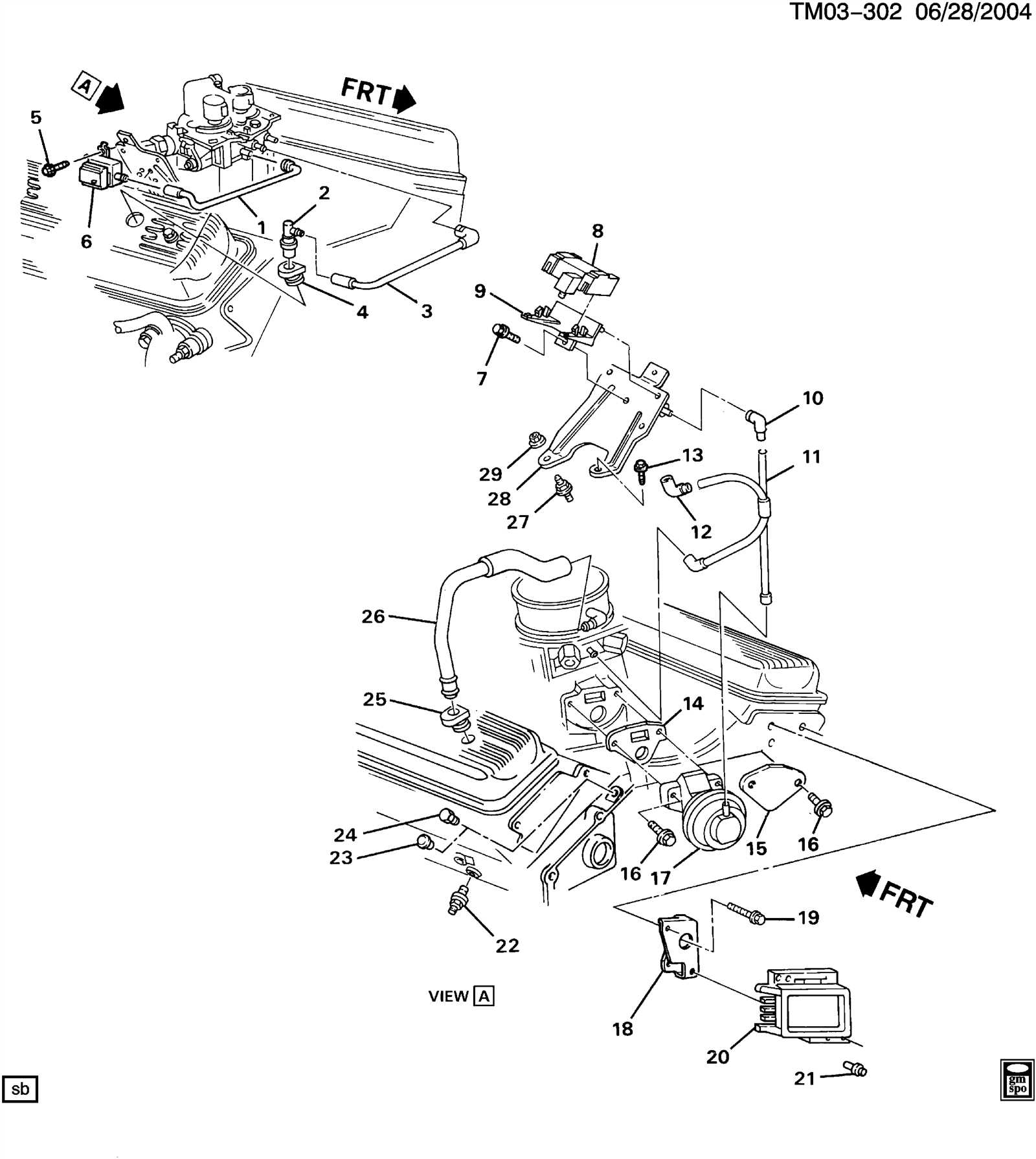 gmc safari parts diagram