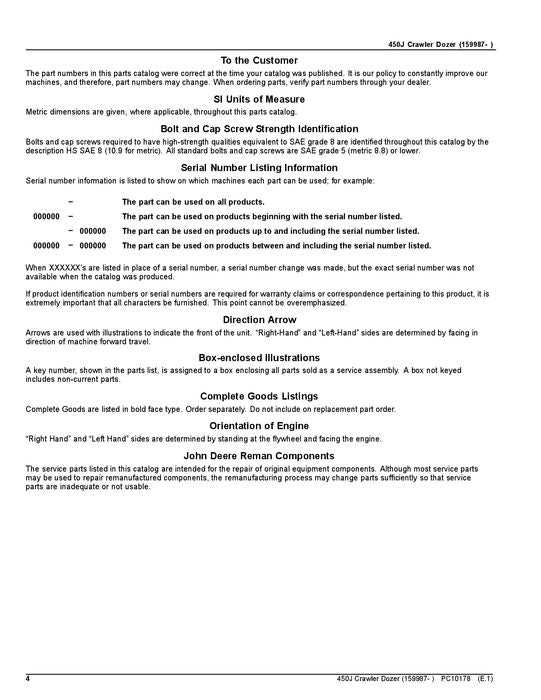 john deere 450j parts diagram