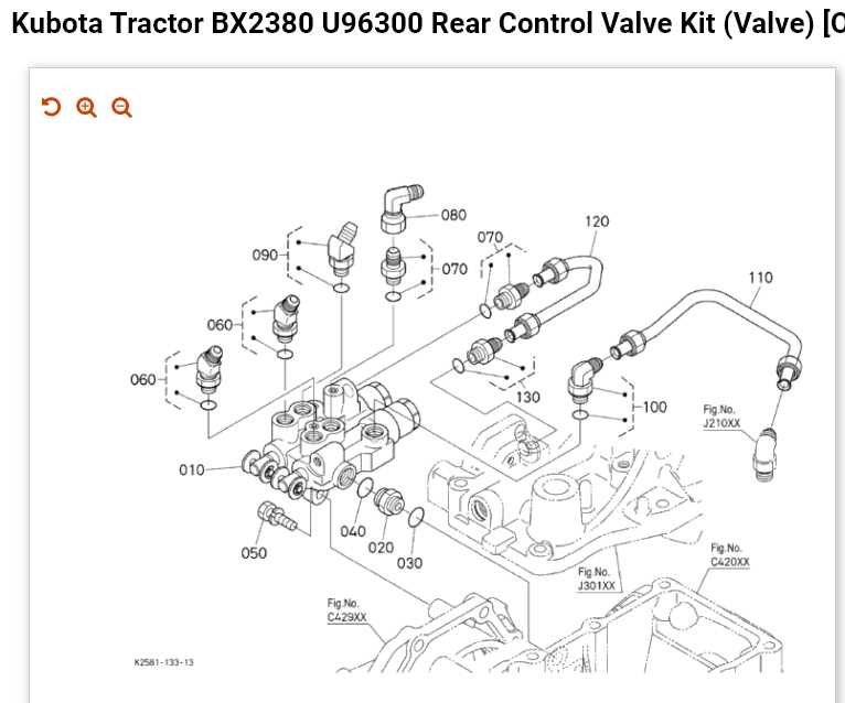 kubota bx2380 parts diagram