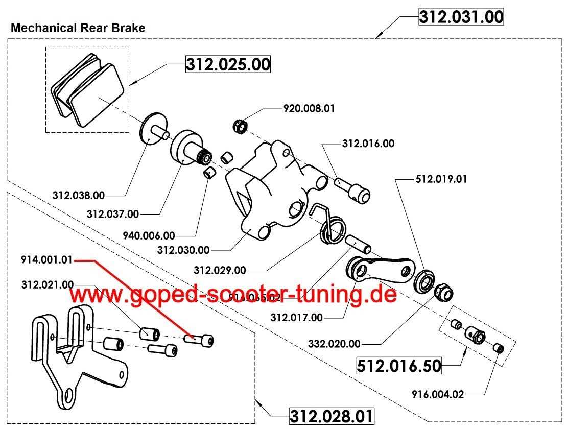 goped parts diagram